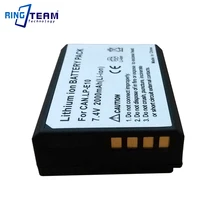 3pcs/Lot LP-E10 LPE10 Li-Ion Battery Packs for Canon EOS 1100D 1200D 1300D 1500D 3000D 4000D T3 T5 T6 Kiss X50 Cameras