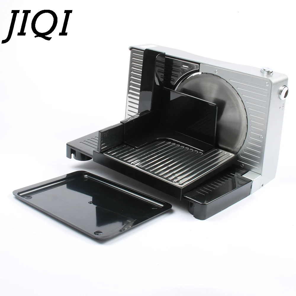 JIQI Electric Food Slicer Meat Planing Mincer Mutton Roll Frozen Beef Cutter Lamb Vegetable Automat