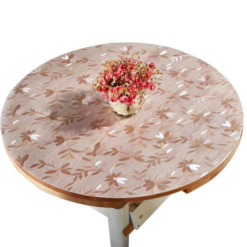 Soft mat table cloth Transparency PVC TableCloth Waterproof Oilcloth Dining kitchen table mats home textile soft glass placemats