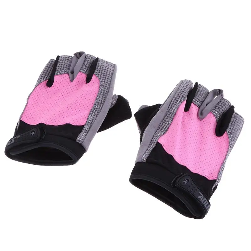 1 Pair Anti-skid Breathable Gym Gloves Men Women Body Building Training Sport Dumbbell Fitness Exercise Weight Lifting Gloves