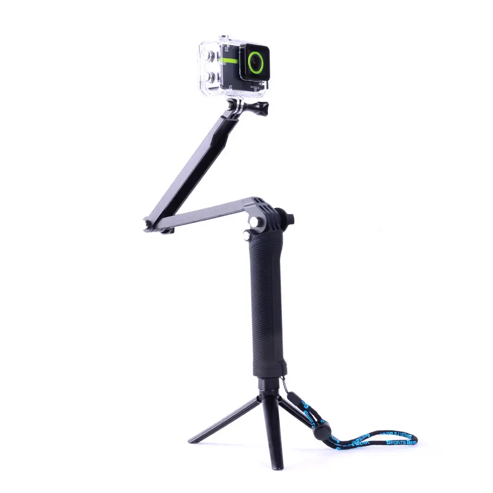GoPro 3 way Selfie Handheld Stick Monopod складной держатель hero 4 + 3|Аксессуары для фотостудии| |