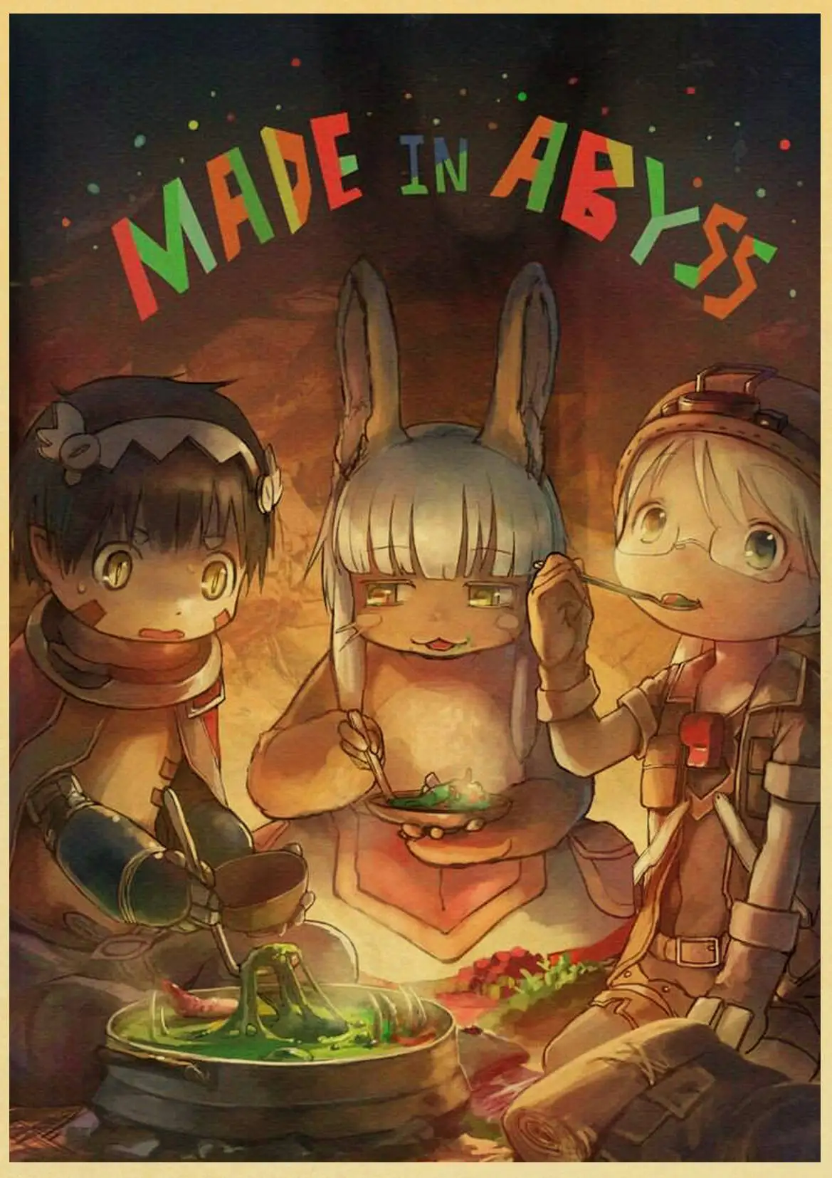 Японское аниме сделано в Abyss Nanachi глубоко в Abyss винтажный бумажный плакат настенная живопись украшение дома 42X30 см 30X21 см