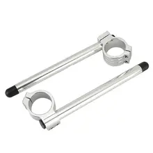Мотоцикл Chrome 50 мм клип-регулярные вилка ручка трубки Bars для Марка Ducati Honda CBR1000RR Suzuki GSX-R1000 Yamaha YZF-R6 Kawasaki