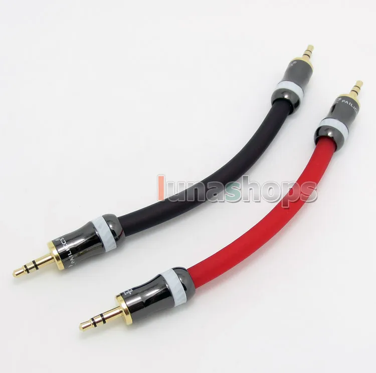 

LN004371 3.5mm 6N OCC Silver Plated Shield Wire Headphone AMP Amplifier audio DIY cable