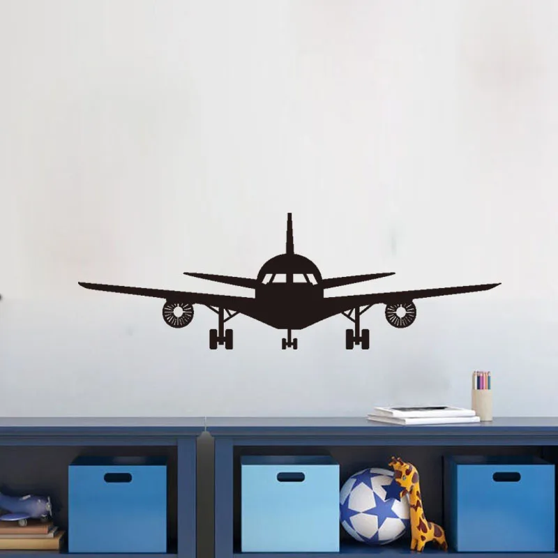 Airplane Wall Decals Children Bedroom Decoration Transfer Film Wall