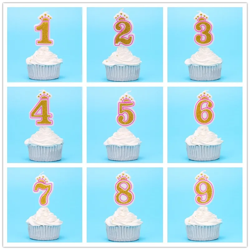 1PC Happy Birthday Candles Cake Topper For Kids Party