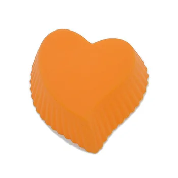 

(30pcs/lot)Free Shipping FDA High Quality Heart Shape Silicone Cake Mold