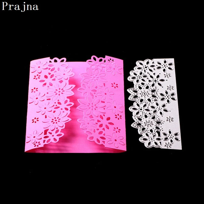 

Prajna Flower Lace Frame Metal Cutting Dies Stencils DIY Scrap-booking Album Decor Embossing Hand-on Cut Die Paper Card Crafts