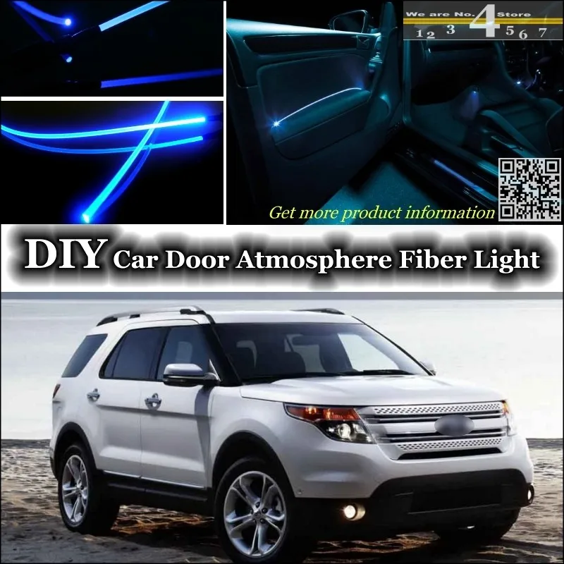 Us 20 09 20 Off For Ford Explorer Interior Ambient Light Tuning Atmosphere Fiber Optic Band Lights Inside Door Panel Illumination Not El Light In