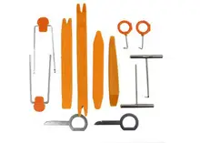 

12pcs/lot Car Audio door removal tool Auto Car Radio Door Clip Panel Trim Dash Audio Removal Installer Pry Tool tools styling