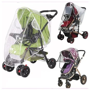 

Stroller Rain Cover Thickening PVC EVA Baby Umbrella Car Rain Cover for Stroller Universal Dust Waterproof Rain Cover Stroller