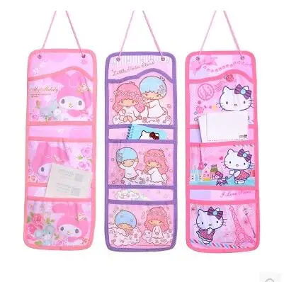 

1Pcs Melody Twin Stars Overlong Multifunctional Non-woven Fabric Wall Storage Bags Organizer