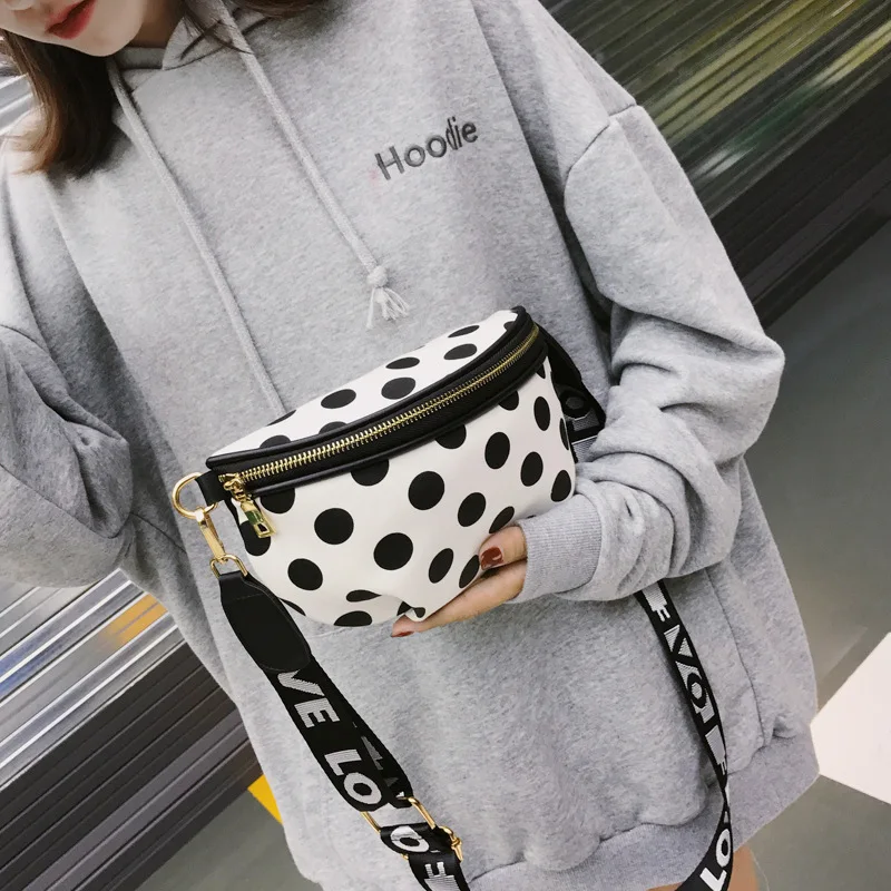 Bolso de pecho de lunares para mujer, bandolera de lona diseñador de alta calidad, bolso cuadrado pequeño moda, 2018|Bolsos de hombro| - AliExpress