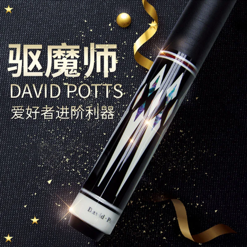 David Potts бильярдный Cue Stick 12 75 мм с набором чехлов для бассейна Китай|Кии снукера и