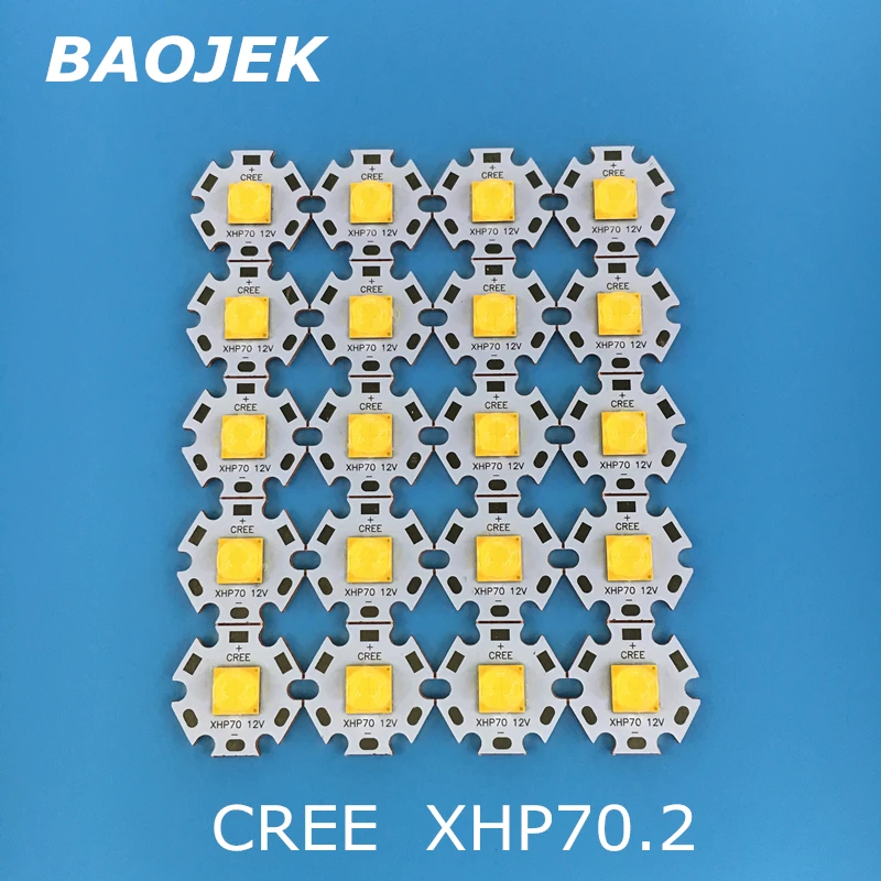 Светодиодная трубка Cree XHP70.2 фонарь на 30 Вт 4292лм 6 в 12 В диодный cree сделай сам