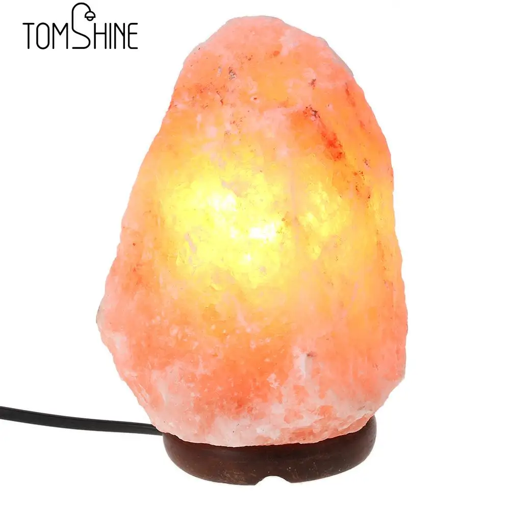 E14 Ionic Air Purifier Night Light Therapy Handcrafted Stepless Dimmable With Wooden Base Crystal Salt Lamp E14 Ionic Air Purifier Night Light Therapy Handcrafted Stepless Dimmable With Wooden Base Crystal Salt Lamp