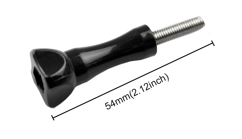 2 PCS Long Thumb Bolt Screws Tripod Mount Screw with Nut for Gopro Hero 7 6 5 4  3+ 3 Xiaomi Yi SJcam SJ4000 SJ5000 Gopro Access (1)