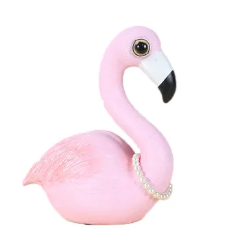 

Quail 8 inches Cute flamingo / Toucan/Ostrich Money Bank ,Coin Bank , Resin Money Bank , Home Decor Ornament