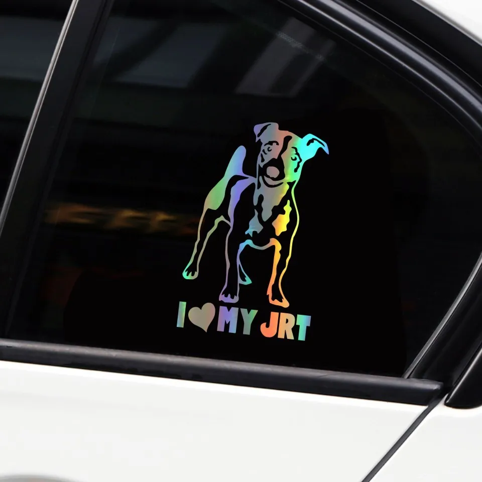 Cunymagos JACK RUSSELL TERRIER Vinyl Decal Sticker Dog Puppy Love Car Sticker BlackSliver 15.5CM9 (9)