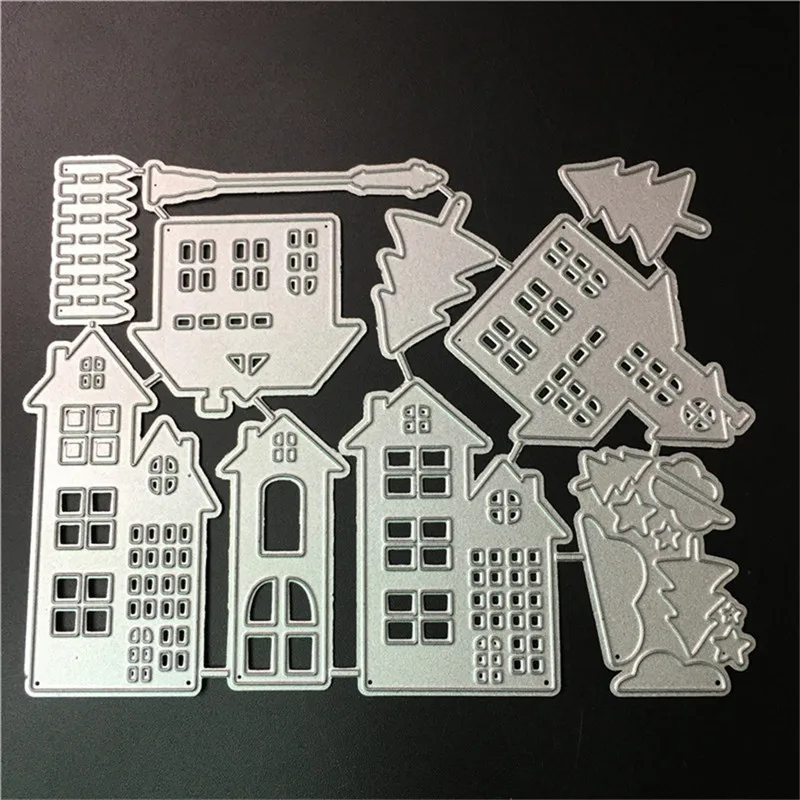 

DiyArts Building Cutting Die New 2018 Metal Cutting Dies for Scrapbooking Embossing DIY Stencil Album Craft Decors Dies Cut