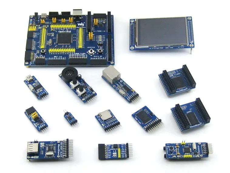 

Stm32 Board Stm32f103zet6 Stm32f103 Arm Cortex-m3 Stm32 Development Board + 12pcs Accessory Module Kits= Open103z Package B