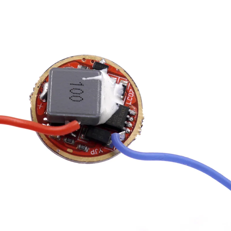 

P50 22mm 6v~12.6v 2cell or 3cells 2 Groups 5 to 3-Mode 3A Driver Circuit Board for Cree XHP50 XHP50.2 6V