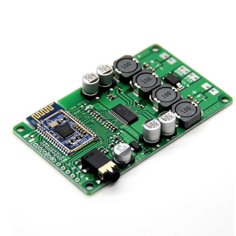 

Bluetooth 5.0 Power Amplifier Board 2x15W/10W AUX Audio Input DC 8-22V