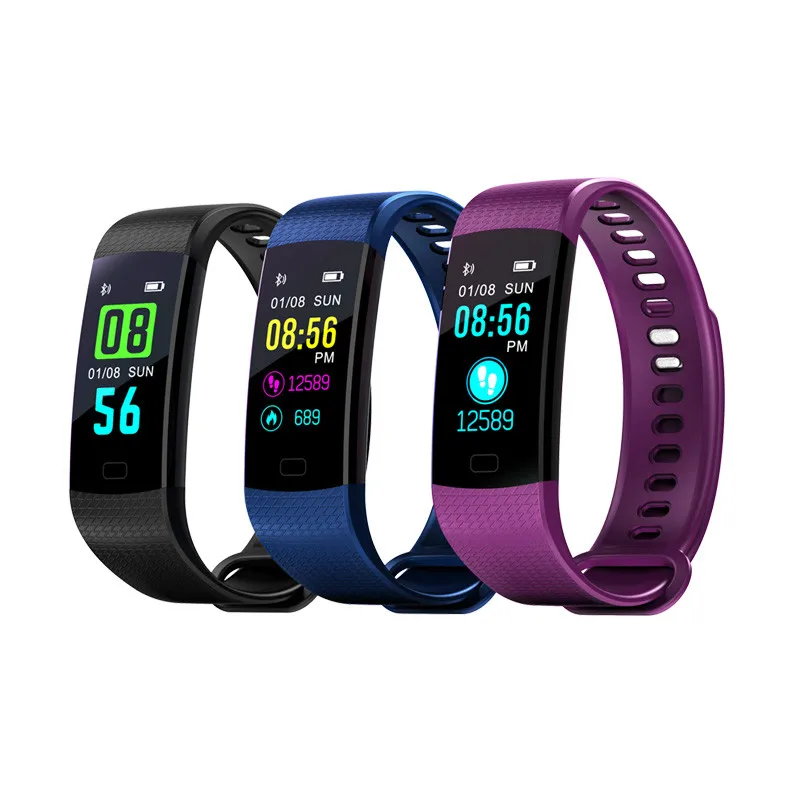 

New Color Screen Smart Bracelet IP67 Waterproof Wristwatch Man Women Sport Fitness Smart Bracelet Top Sport Watches Mens