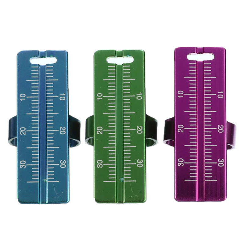

1PC Aluminium Dental Rulers Endo Finger Rulers Span Measure Scale Endodontic Dental Instruments Finger Ruler Measuring Tool