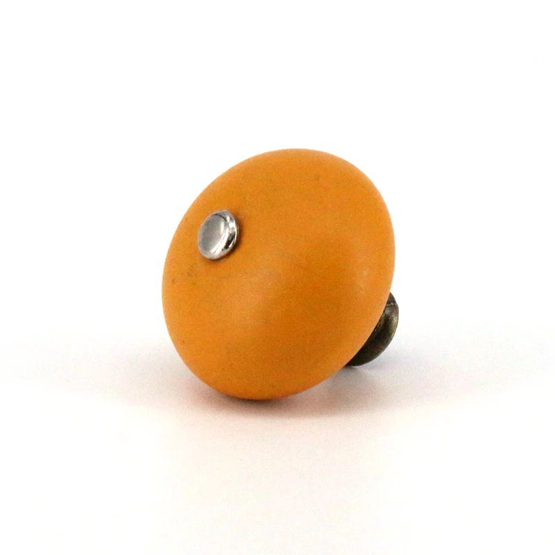 4 قطع السيراميك مقابض خزانة 40 ملليمتر كرة مستديرة دولاب مطبخ درج مضمد خزانة مقبض سحب مع مسامير