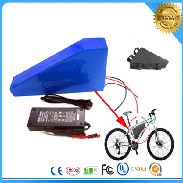 Excellent EU No Tax Bafang 8fun BBS002 48V 750W Electric Bicycle Motor kit with ebike battery 48V 20ah triangle electric bicycle battery 10