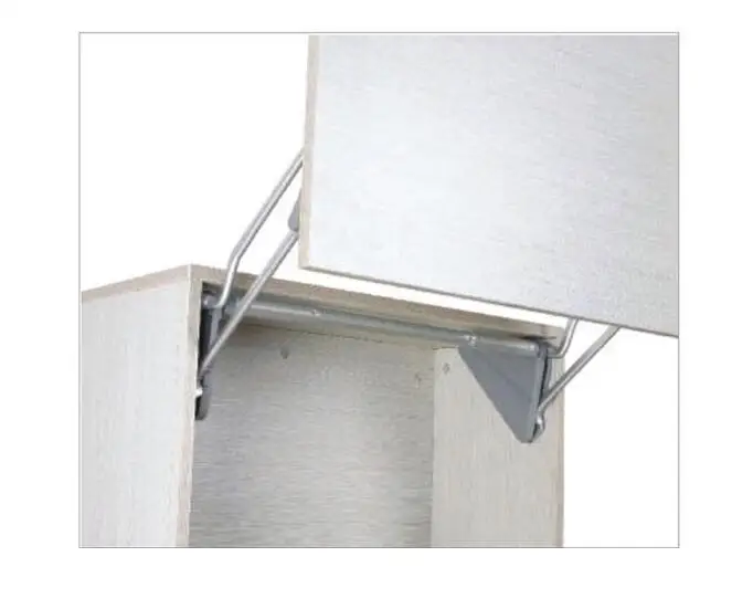 Scroll up sliding door Bracket / Microwave Cabinet support hydraulic Stand X1set