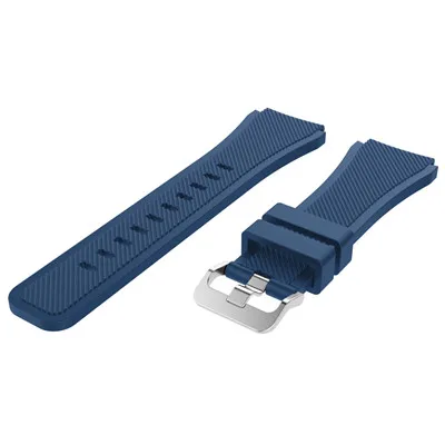 Для смарт-браслета Amazfit Stratos 2 2 s smart watch ремень силиконовые браслеты браслет ремень для xiaomi huami amazfit ремешок для samsung S3 - Цвет: Deep blue