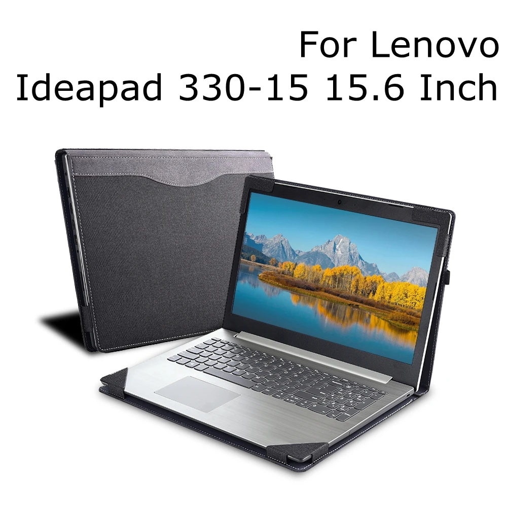 Чехол-накладка для lenovo ideapad 330-15 15,6 дюймов из искусственной кожи, защитный жесткий чехол-подставка для lenovo ideapad 330 15"