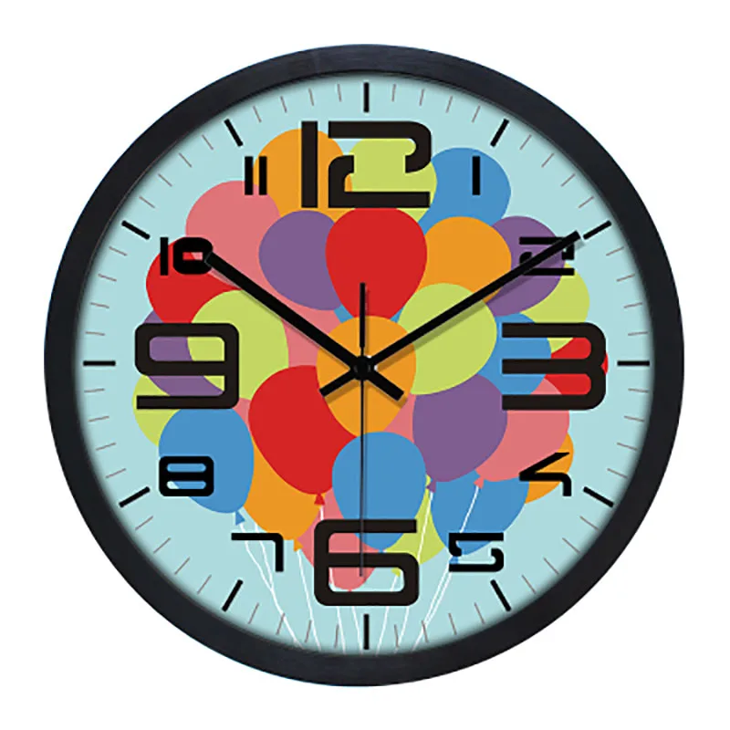 Цифровые настенные часы современный дизайн винтажный Ретро механизм 3d часы настенные часы домашний декор для кухни беззвучные часы гостиная 5Q205 - Цвет: Style3