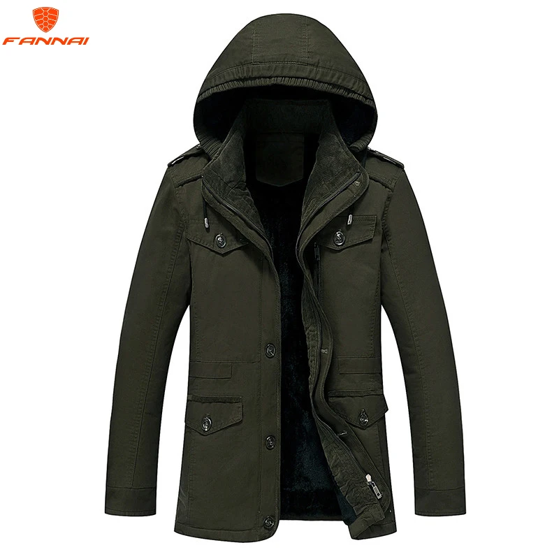 

Winter parka men plus velvet warm windproof coats mens military hooded jackets casaco masculino casacos men's outwear overcoat