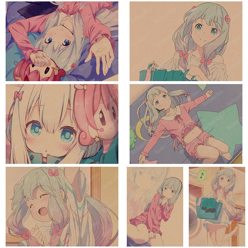 

Adult comic teacher eromanga teacher Izumi Sagiri wall sticker kraft poster Japanese anime