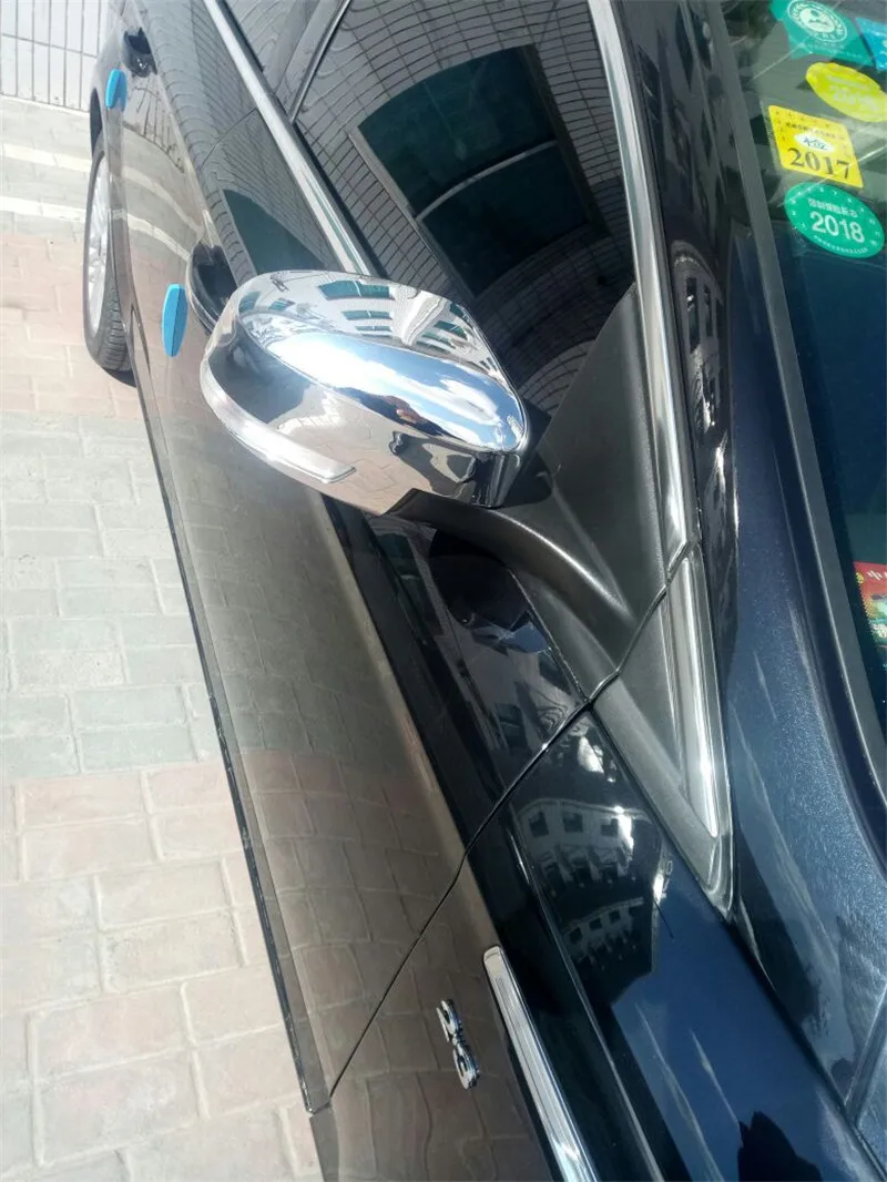 ABS хромированное зеркало заднего вида Накладка/зеркало заднего вида украшение автомобиля Стайлинг для Ford Mondeo 2007-2012 автомобильные аксессуары