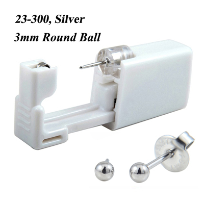 Disposable No Pain Safe Sterile Ear Stud Cartilage Tragus Helix Unit Kit Nose Piercing Stud Tool Fashion Jewelry 20g