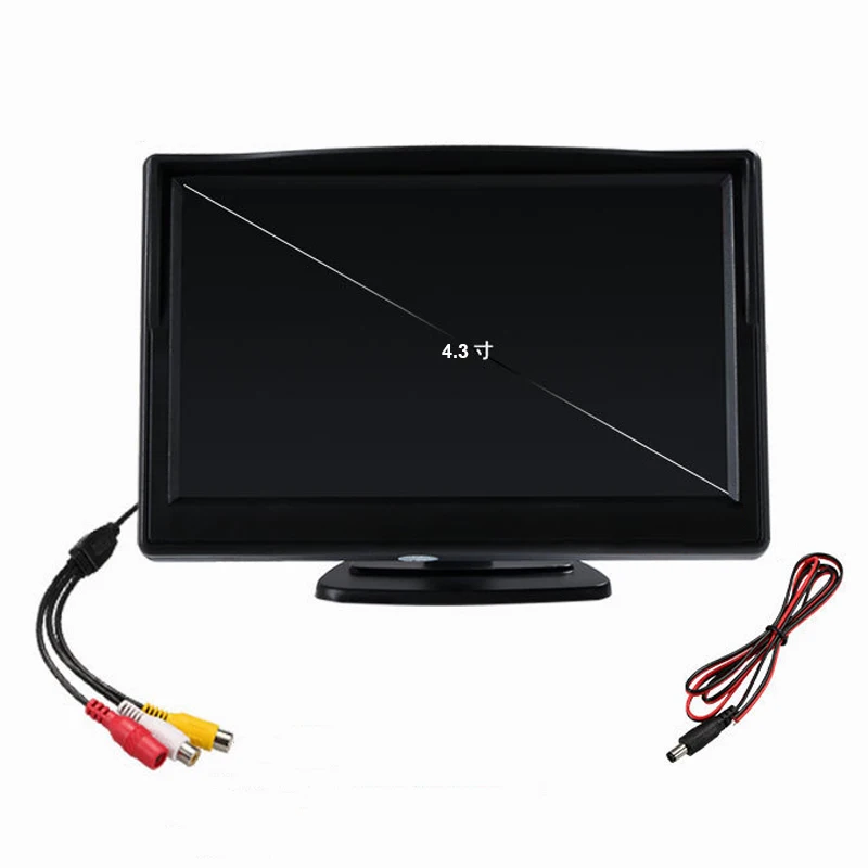 E-ACE J01 Monitor samochodowy/ciężarowy 4.3 calowy ekran TFT LCD z automatyczną cofaniem linii parkingowej kamera cofania monitory bezpieczeństwa cofania E-ACE J01 Monitor samochodowy/ciężarowy 4.3 calowy ekran TFT LCD z automatyczną cofaniem linii parkingowej kamera cofania monitory bezpieczeństwa cofania