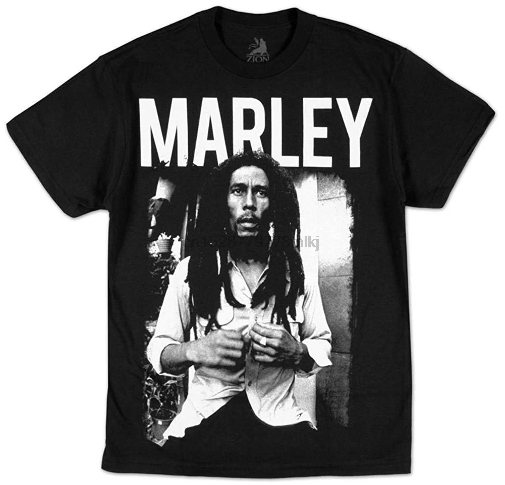 Bob Marley - Black T-Shirt Size S-3XL Men T-Shirts Summer Style Fashion Swag T Shirts Casual Clothing Top Tee | Мужская одежда