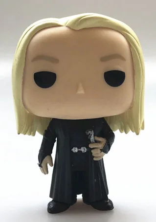 Funko pop Гарри Поттер Гермиона Снейп Невиль Рон Добби Луна Джордж Альбус Виниловая фигурка Коллекционная модель игрушки - Цвет: Серебристый