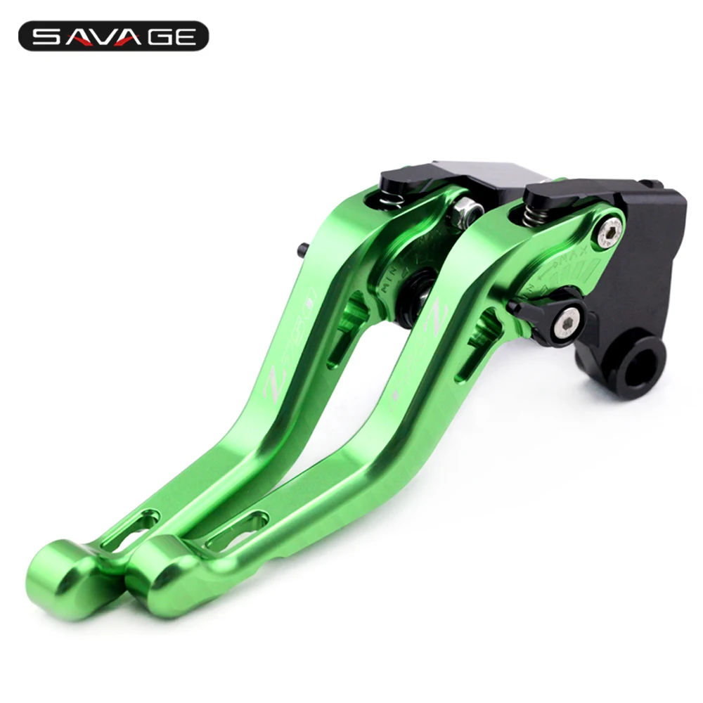 Short Brake Clutch Levers For KAWASAKI Z750S 2006 2007 2008 Black