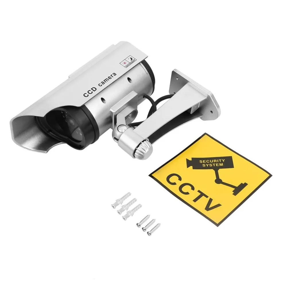 Solar Powered Fake Camera Dummy Camera High Simulation CCTV Camera Home Security Surveillance Camera With Led Red Light Flashing Solar Powered Fake Camera Dummy Camera High Simulation CCTV Camera Home Security Surveillance Camera With Led Red Light Flashing