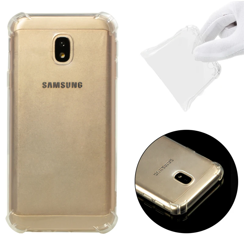 

Ultrathin Anti-knock Soft TPU Silicone Clear Cases Phone Transparent Cover Coque Fundas for Samsung Galaxy J3 J5 J7 2017 EU Pro