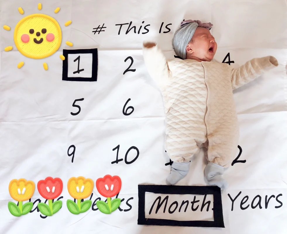 Фон для фотосъемки с цветочным принтом, одеяло для малышей, ежемесячный фон для фотосъемки, сделай сам, реквизит для детской фотосъемки