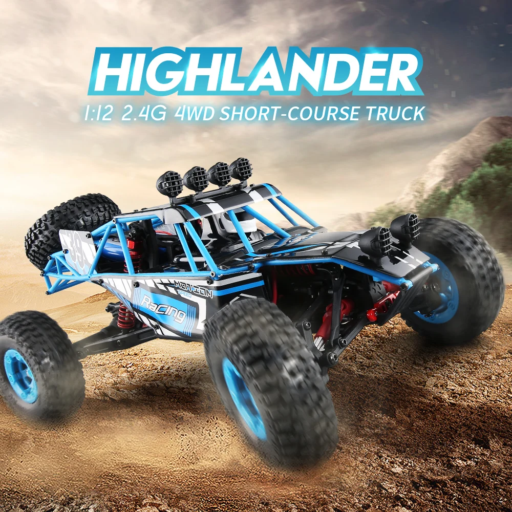 

JJRC Q39 1:12 4WD RC Desert Truck RTR 35km/h+ Fast Speed 1kg High-torque Servo 7.4V 1500mAh LiPo Battery F22485