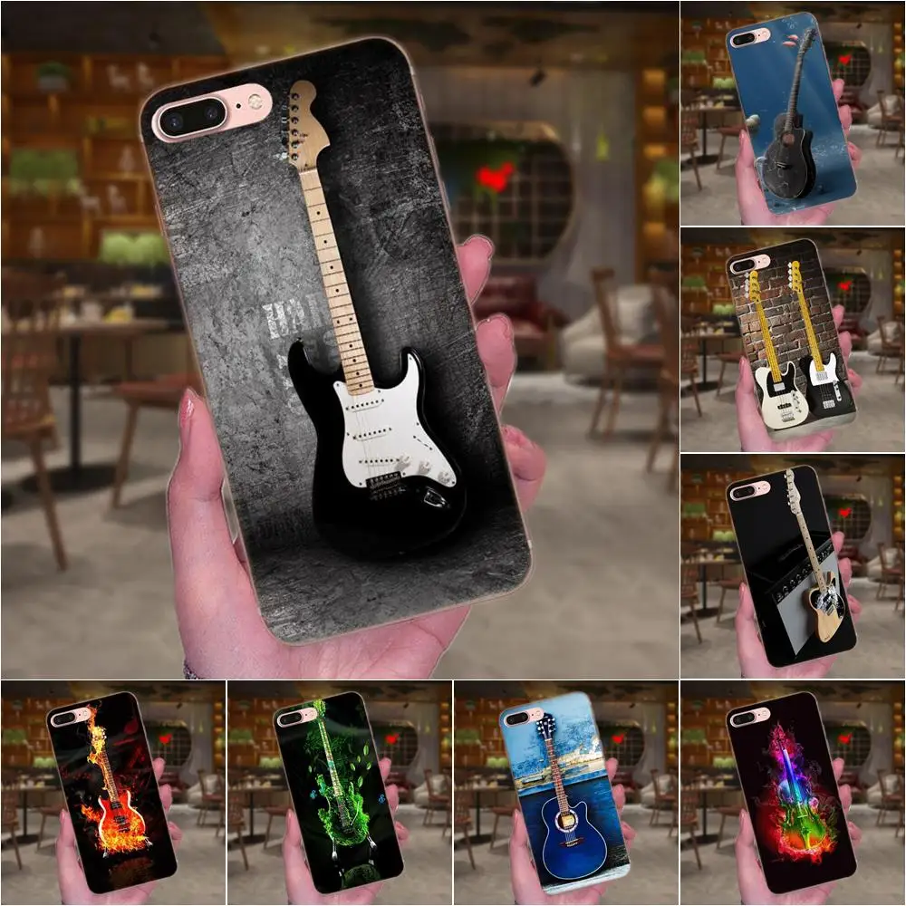 

For Apple iPhone 4 4S 5 5C 5S SE 6 6S 7 8 Plus X XS Max XR Case Lover Gift Cool Drums Guitar Music