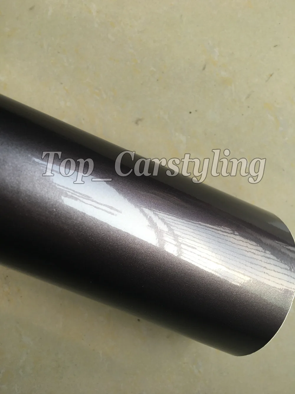 Блестящая металлическая автомобильная пленка Gunmetal Стайлинг с серой яркостью без