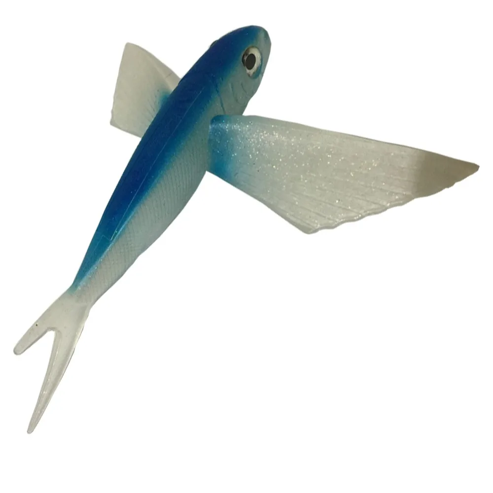 1pcs 220mm/124g Seawater Fishing Lure flying fish Soft Bait Fishing